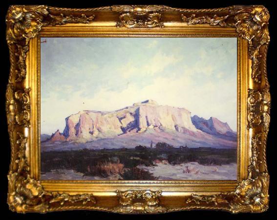 framed  George Brandriff Superstition Mountain, ta009-2